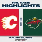 NHL Highlights | Flames vs. Wild - January 29, 2026