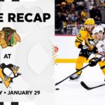Blackhawks at Penguins Game Highlights | 1.29.26