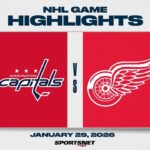 NHL Highlights | Capitals vs. Red Wings - January 29, 2026