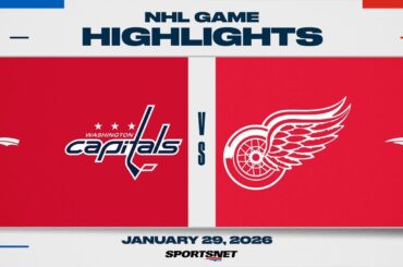 NHL Highlights | Capitals vs. Red Wings - January 29, 2026