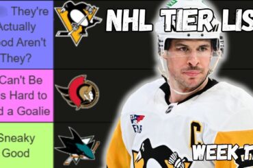 The Penguins Are Good and It Makes Me FURIOUS | NHL Tier List Week 17
