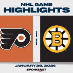 NHL Highlights | Flyers vs. Bruins - January 29, 2026