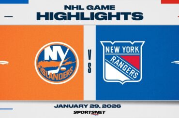 NHL Highlights | Islanders vs. Rangers - January 29, 2026