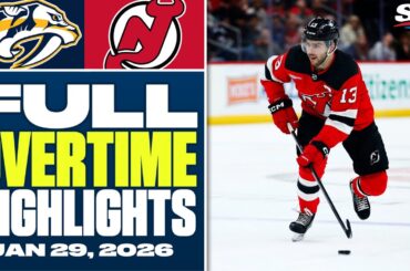 Nashville Predators at New Jersey Devils | FULL Overtime Highlights - January 29, 2026