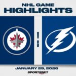 NHL Highlights | Jets vs. Lightning - January 29, 2026
