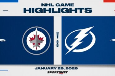 NHL Highlights | Jets vs. Lightning - January 29, 2026