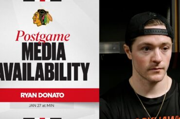 "We had our chances to finish it." | Ryan Donato Postgame 1.27.26