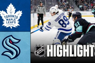Maple Leafs vs. Kraken | NHL Highlights | January 29, 2026