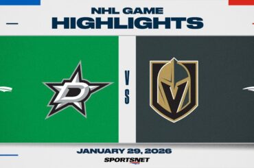 NHL Highlights | Stars vs. Golden Knights - January 29, 2026