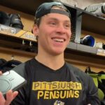 Penguins Locer Room: Kindel, McGroarty, Silovs