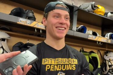 Penguins Locer Room: Kindel, McGroarty, Silovs