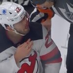 Pesce Leaves the Game After Going FACE FIRST into the Ice