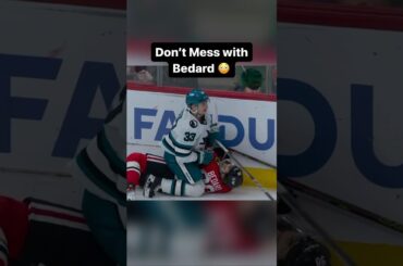 He did what to Connor Bedard? 😐