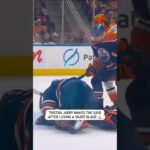 Tristan Jarry Makes The Save While Losing His Skate Blade 😎