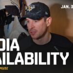 Crosby, Muse Media Availability (1.30.26) | Pittsburgh Penguins