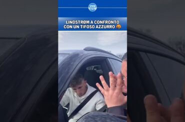 CONFRONTO ACCESO TRA LINDSTROM E IL TIFOSO DEL NAPOLI FUORI DA CASTEL VOLTURNO 🤬 #shorts