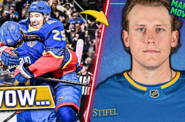 Blues making MOVES... This was INSANE