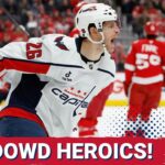 SURVIVAL MODE: Washington Capitals ESCAPE Disaster as Nic Dowd Delivers in Chaotic Detroit Showdown