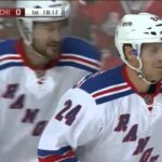 Oscar Lindberg First NHL Goal vs Chicago (10/7/15)