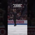 🥇NEW WORLD RECORD — Ilia Malinin lands 6 quads and receives highest free skate score in history 🤯🤯