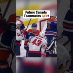 Connor McDavid vs Tom Wilson 😭🫣 #hockey #nhl #teamcanada