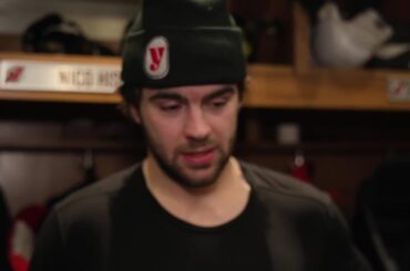 "A risky one" Hischier comments on his OT winner and more after Devils top Preds