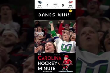 Canes come all the way back vs Mammoth live reaction #carolina #hurricanes #hockey #nhl