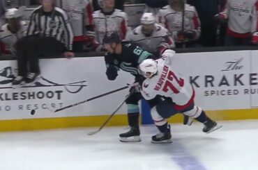 Caps' Duhaime Fined $2500 For Hitting Kraken's Melanson With Stick from Bench