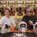 Lukas Dostal and Noodles from The Offspring Design a Goalie Mask Together