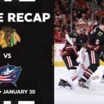 Blackhawks vs. Blue Jackets Game Highlights | 1.30.26