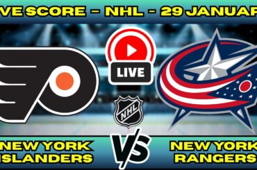 🔴 LIVE: Islanders at NY Rangers | NHL Scoreboard | Jan 29 | Battle of New York (Round 2)