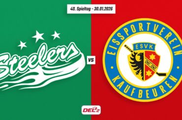40. Spieltag DEL2 | Bietigheim Steelers vs. ESV Kaufbeuren | Game Highlights