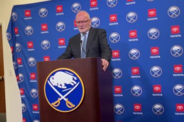 Lindy Ruff on Alex Lyon's historic win