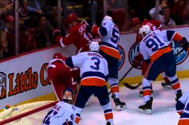 Missed Call: Travis Hamonic cheap shot on  Gustav Nyquist