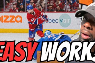 BEAUITFUL HOCKEY! Avalanche vs Canadiens Game Highlights 1/29 (REACTION)