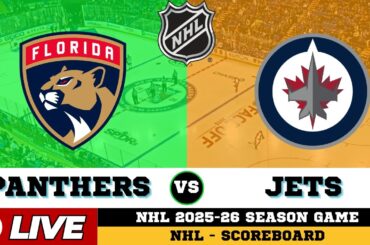 🔴LIVE : Winnipeg Jets Vs Florida Panthers | NHL 2026 | NHL Live SCOREBOARD