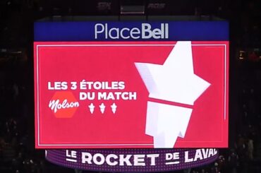 The 3 stars of the Utica Comets vs. Laval Rocket game 1/3/26