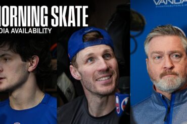 New York Islanders Morning Skate Availability | NYI vs NSH