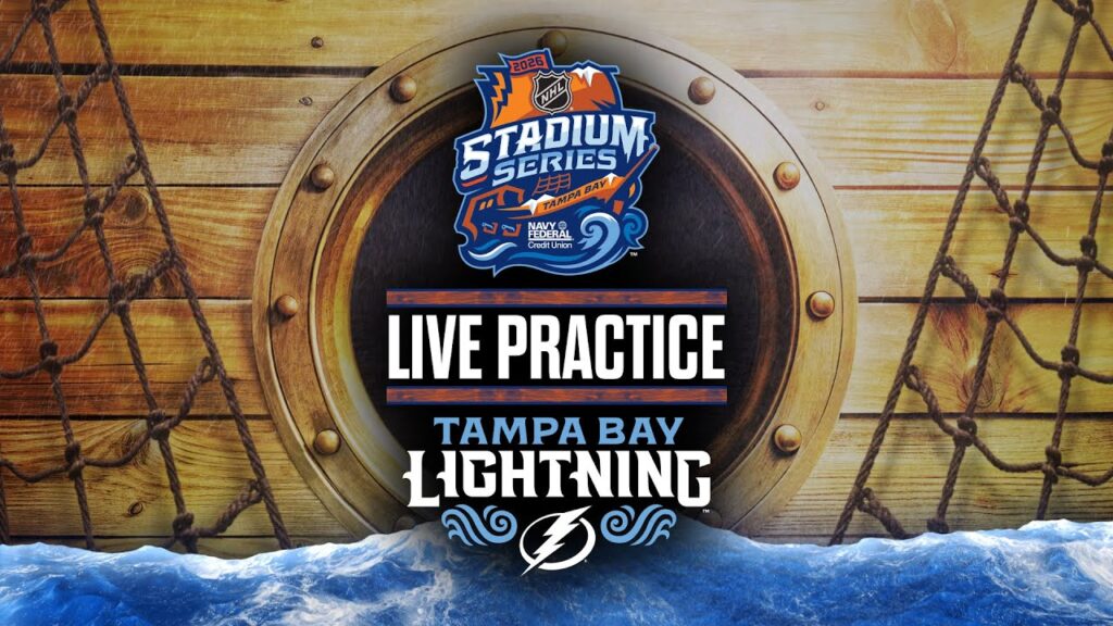 Tampa Bay Lightning Live Practice from Raymond James Stadium