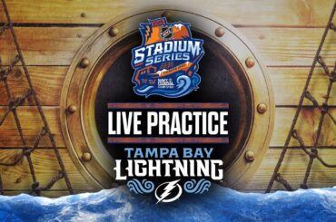 Tampa Bay Lightning Live Practice from Raymond James Stadium