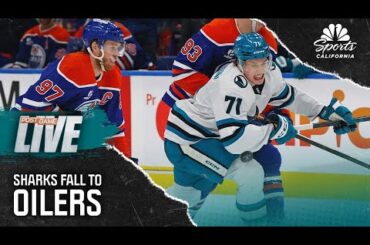 Sharks stunningly blow three-goal third-period lead, lose in OT to Oilers | NBC Sports California