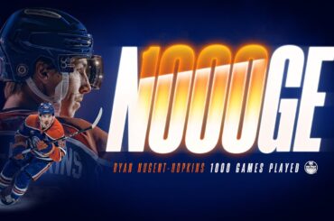 Ryan Nugent-Hopkins 1,000 Games Ceremony