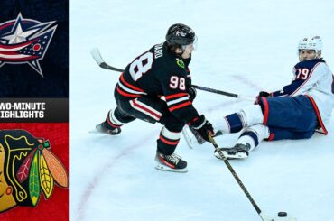 Chicago Blackhawks vs. Columbus Blue Jackets (1/30/26) | Game Highlights | CHSN Blackhawks