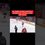 NIC DOWD SCORES SHOOTOUT WINNER FOR CAPITALS OVER RED WINGS