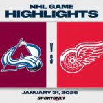 NHL Highlights | Avalanche vs. Red Wings - January 31, 2026