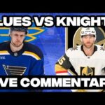 Vegas Golden Knights Vs St. Louis Blues LIVE COMMENTARY! | 2025-26 NHL Season