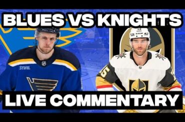 Vegas Golden Knights Vs St. Louis Blues LIVE COMMENTARY! | 2025-26 NHL Season