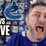 Toronto Maple Leafs vs Vancouver Canucks LIVE w/ Steve Dangle