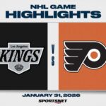 NHL Highlights | Kings vs. Flyers - January 31, 2026