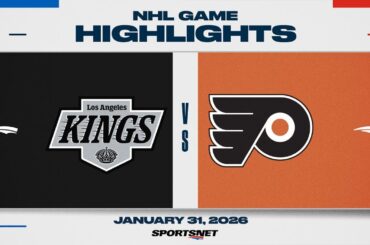 NHL Highlights | Kings vs. Flyers - January 31, 2026